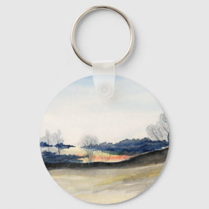 Winter Landscape Keychain