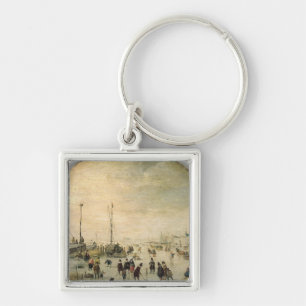 Winter Landscape Keychain
