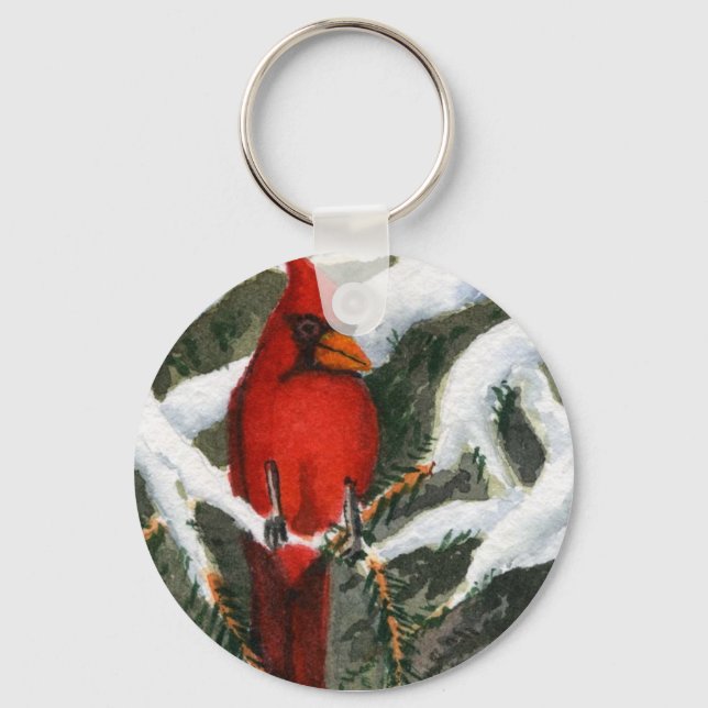 Winter Landscape Keychain (Front)