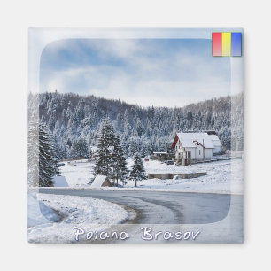 Winter landscape magnet