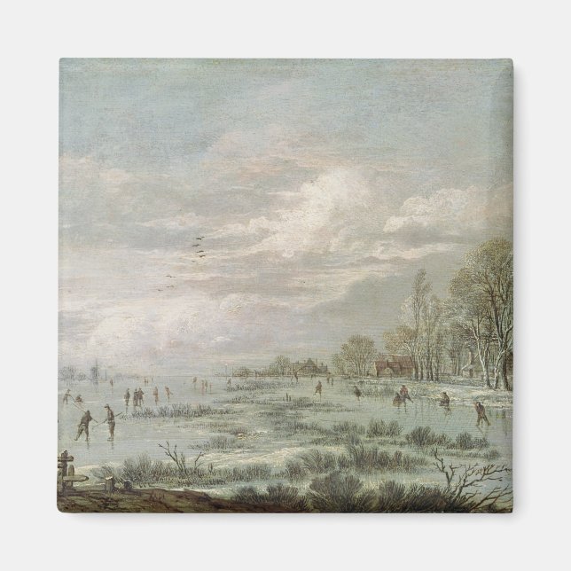 Winter Landscape Magnet (Front)