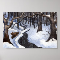 Winter Landscape Mini-Poster