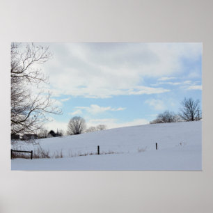 Winter Landscape Photo Poster