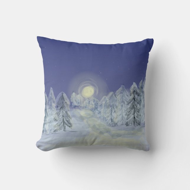 Winter landscape pillow (Front)
