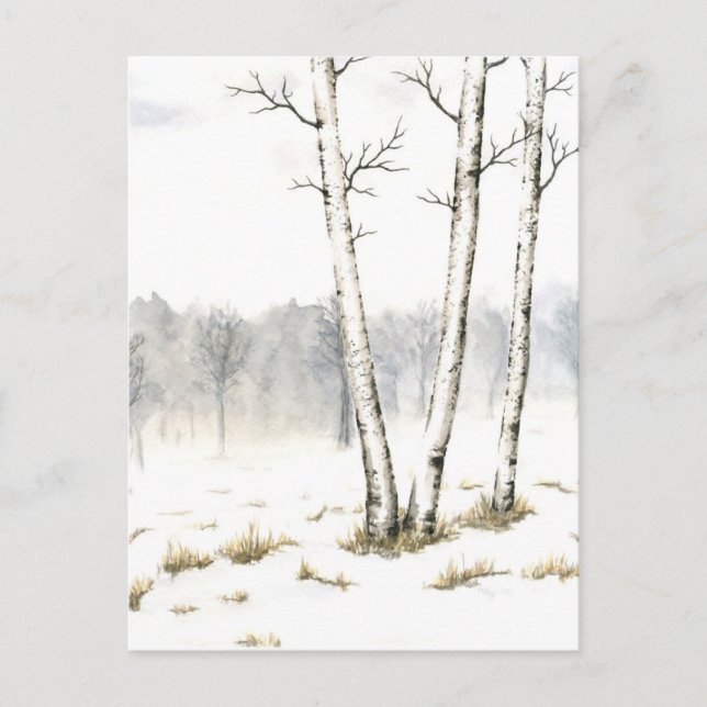 Winter Landscape Postcard (Front)