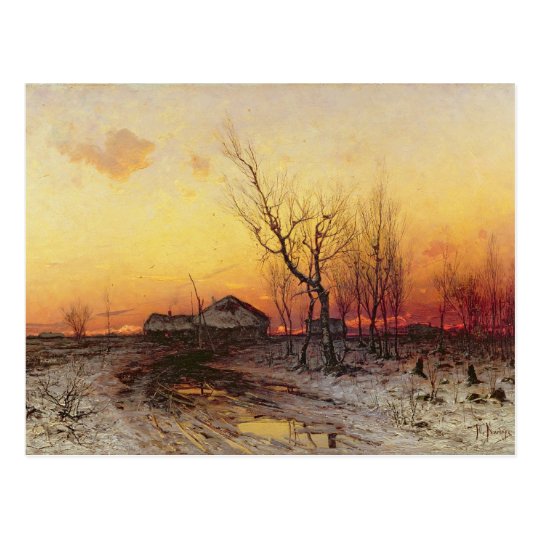 Winter Landscape Postcard
