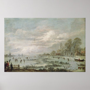 Winter Landscape Poster