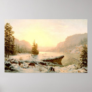 Winter Landscape Poster