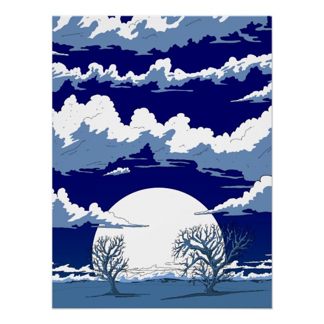 Winter Landscape Poster (Front)