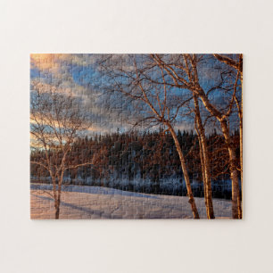 Winter Landscape Québec. Jigsaw Puzzle