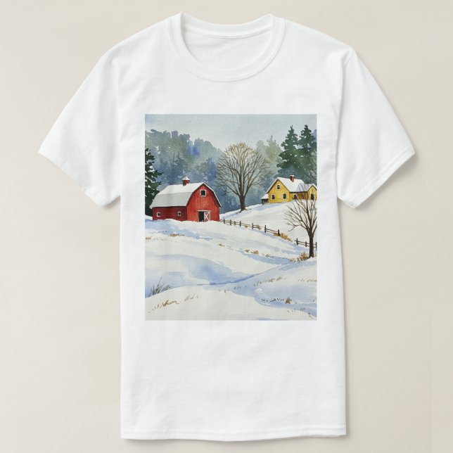 Winter landscape T-Shirt (Design Front)