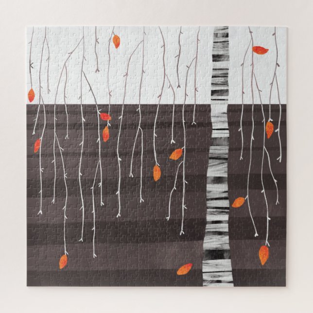 Winter Landscape Tree Art Jigsaw Puzzle (Vertical)