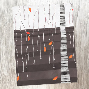 Winter Landscape Tree Art Postcard