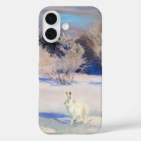 Winter Landscape with a White Hare by B. Liljefors