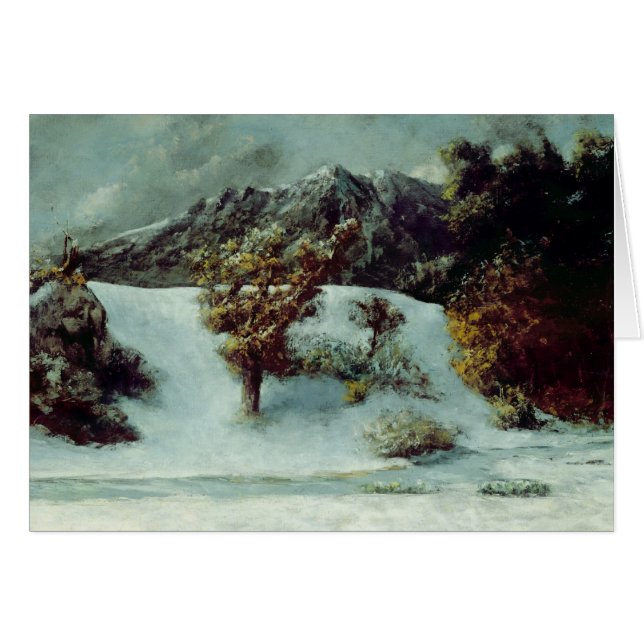 Winter Landscape With The Dents Du Midi, 1876 (Front Horizontal)