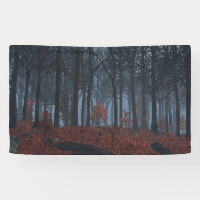 Winter Leaves Banner (Horizontal)