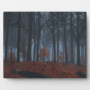 Winter Leaves Photo Plaque