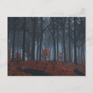 Winter Leaves Postcard