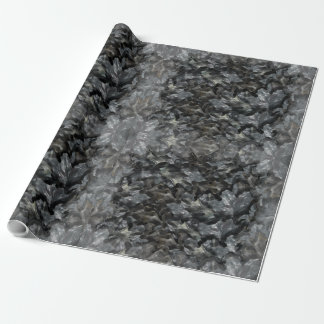 Winter Leaves Wrapping Paper
