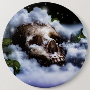 Winter Life IV 6 Inch Round Button
