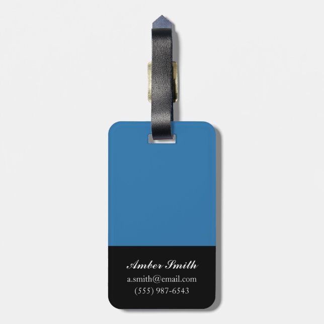 Winter Light Luggage Tag (Back Vertical)