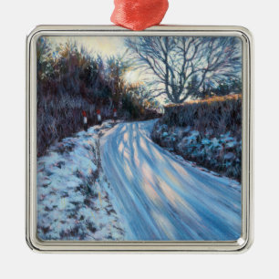 Winter Light Metal Ornament