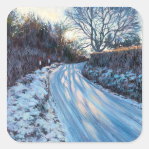 Winter Light Square Sticker