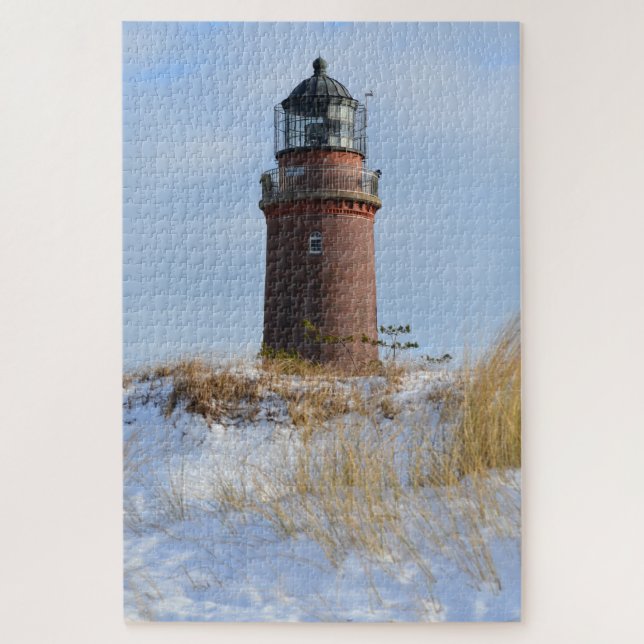 Winter Lighthouse Jigsaw Puzzle (Vertical)