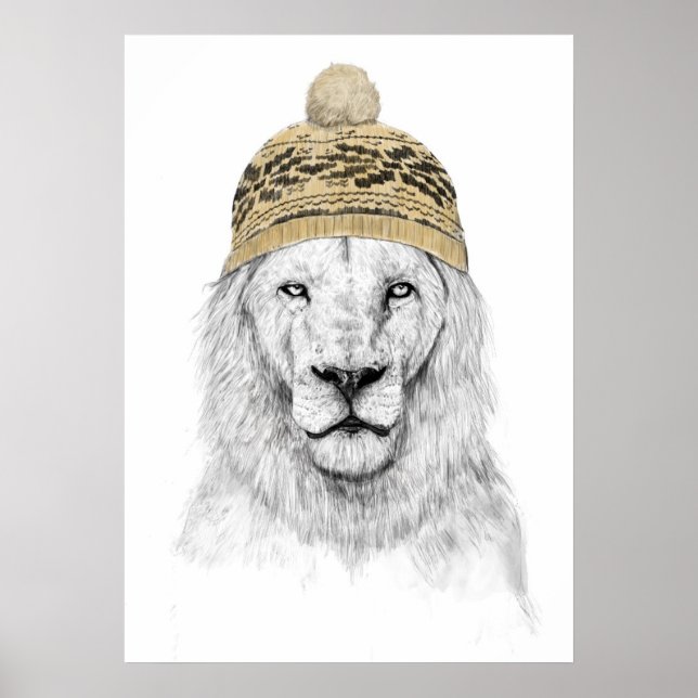 Winter lion poster (Front)