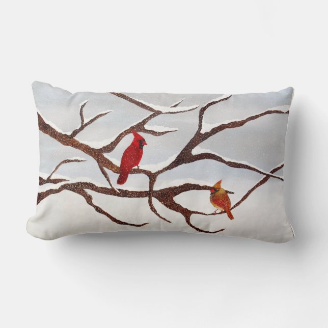 Winter Lumbar Pillow (Front)