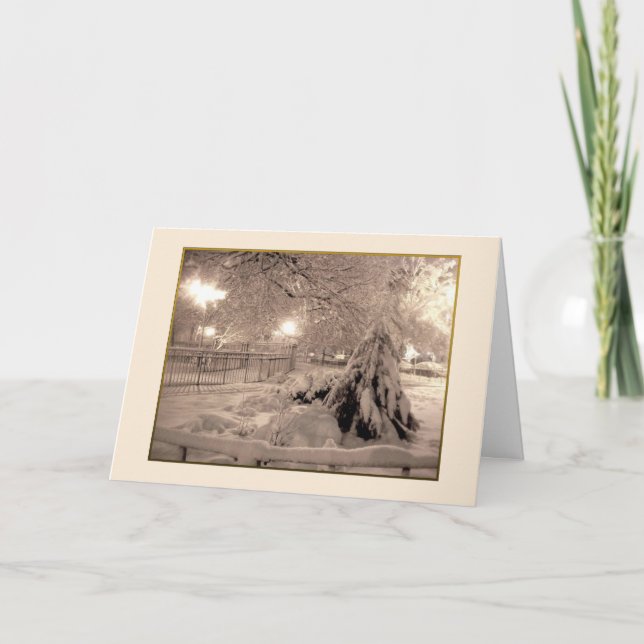 'Winter Magic' Holiday Card - Christmas (Front)