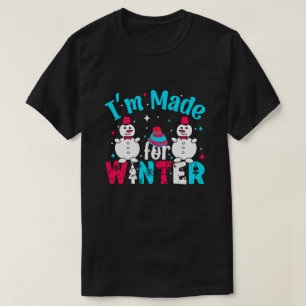 Winter Magic Retro Christmas design T-Shirt