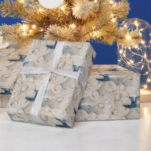 Winter Magnolia Wrapping Paper
