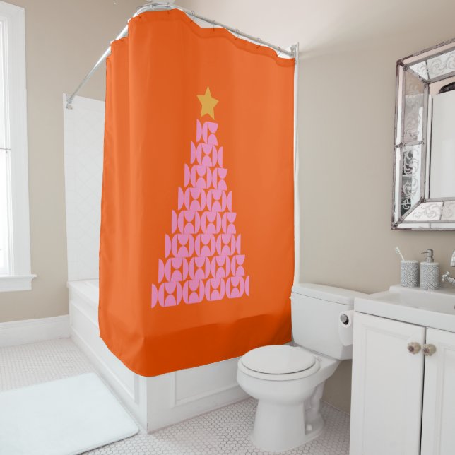 Winter Market 02 Christmas Tree Pink And Orange (In Situ)