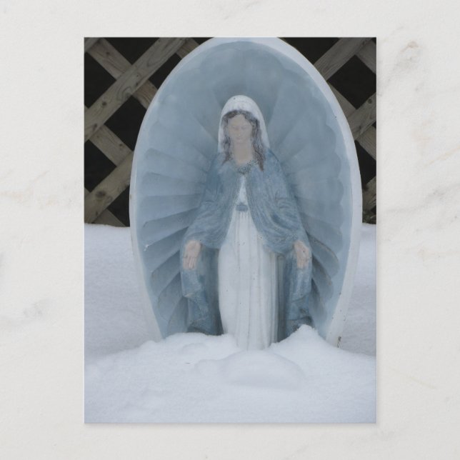 Winter Mary Postcard (Front)