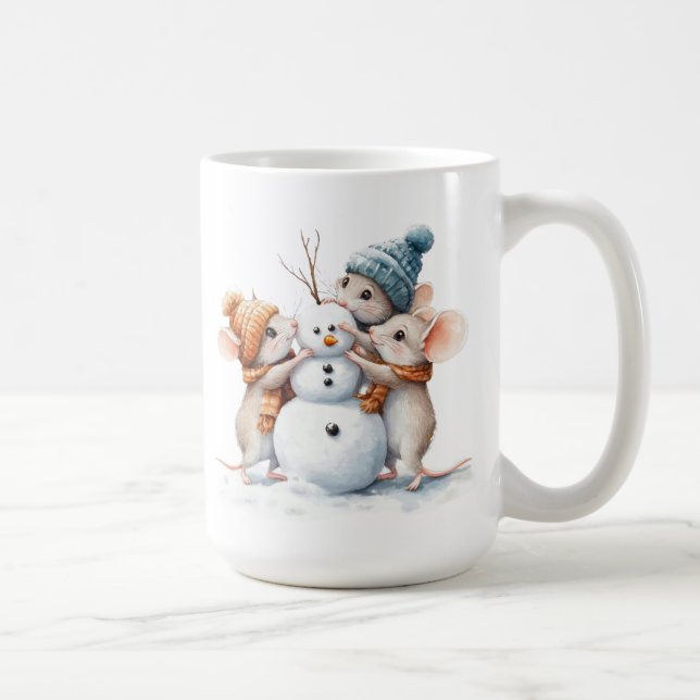 Winter Mice Mug (Right)