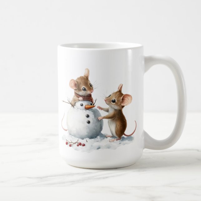 Winter Mice Mug (Right)