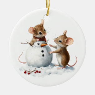 Winter Mice Ornament