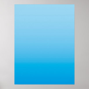 WINTER MOOD – Ice Blue   deep to light    Poster