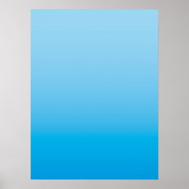 WINTER MOOD – Ice Blue | deep to light |  Poster (Front)