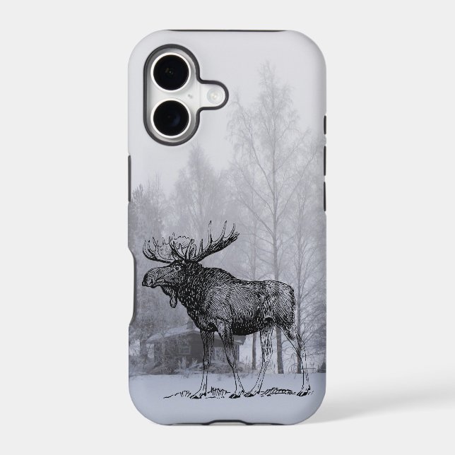 Winter Moose (Back)