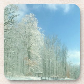 winter morning coaster