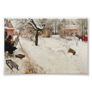 Winter Motif Åsögatan Photo Print