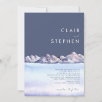 Winter Mountain Evening All In One Wedding