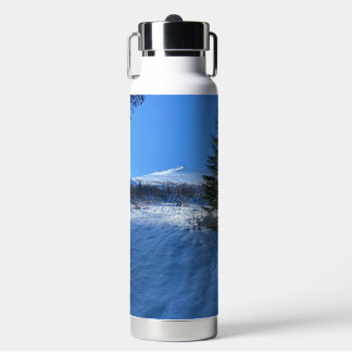 Winter Mountain Hike Water Bottle