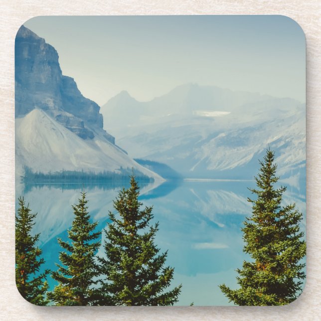 winter mountain lakes coaster (Front)