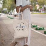 Winter Mountain | Ski Bachelorette Party Tote Bag<br><div class="desc">Vegas is played. The beach is boring. Mexico is far. So why not plan your bestie’s bachelor or bachelorette party in Aspen! Whistler? Breckenridge? Park City? Banff? Burlington? Vail? Jackson Hole? Sun Valley? Lake Tahoe? Really any ski resort will do! If you are looking for something fun, unique, and classy...</div>