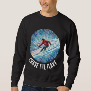 Winter Mountain Ski Sport - Chase The Flake Sweatshirt