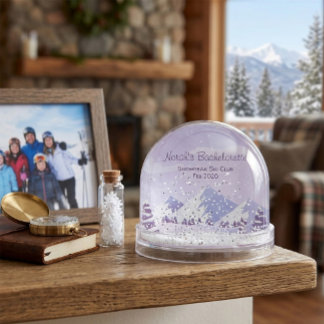 Winter Mountain Snowpeak Bachelorette Party Snow