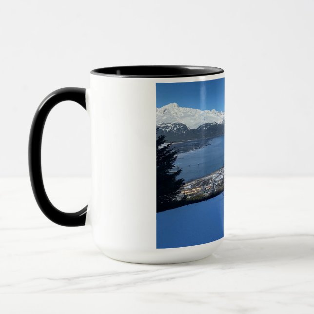 Winter Mountain View Mug (Left)